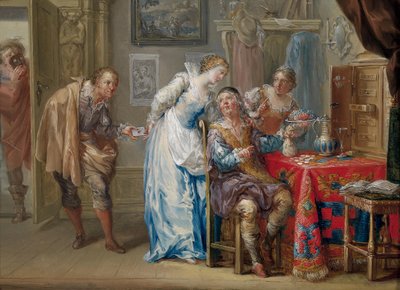 The Love Letter by Johann Georg Platzer